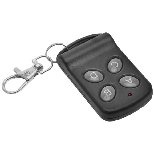 EXCEART Mando Distancia para Puerta de Garaje Botones Control Inalámbrico Compacto con Llavero Compatible con Puertas Enrollables y Apertura hasta Metros Mando Programable para Cochera