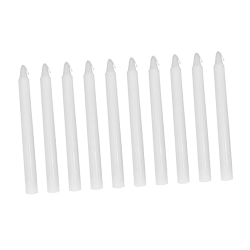 PRETYZOOM 10pcs Emergency Candles Outdoor Dinner Candles for Camping Home Use Romantic for Parties Ceremonies Blackouts