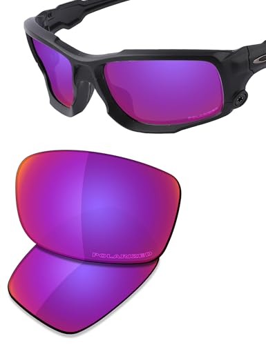 Image of SAUCER Premium Replacement Lenses & Nosepads for Oakley Si Ballistic Shocktube OO9329 Sunglasses