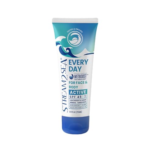 Stream2Sea Every Day Active Mineral Sunscreen SPF 45