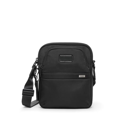 Image of TUMI - Alpha Medium Crossbody - Men's and Women's Everyday Crossbody Bag - Adjustable Shoulder Strap - For Business & Travel - Midnight Black