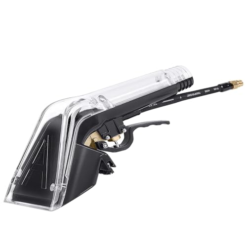 Pumpoasis Upholstery Tool Compatible with Mytee 8400P Air Lite,1-1/2 Inches Interface,1/4” Quick Connect,Add Cleaning Brushes,Anti Fall Transparent Shell,Clean Carpets,Car Upholstery,Upholstery Tool