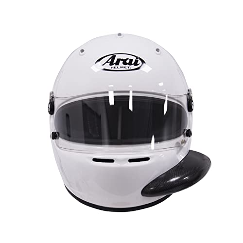 Casco Crash Blanco con Spoiler Kit Hans Anchors AC Tube SA2005 Tamaño extra pequeño adecuado Cover