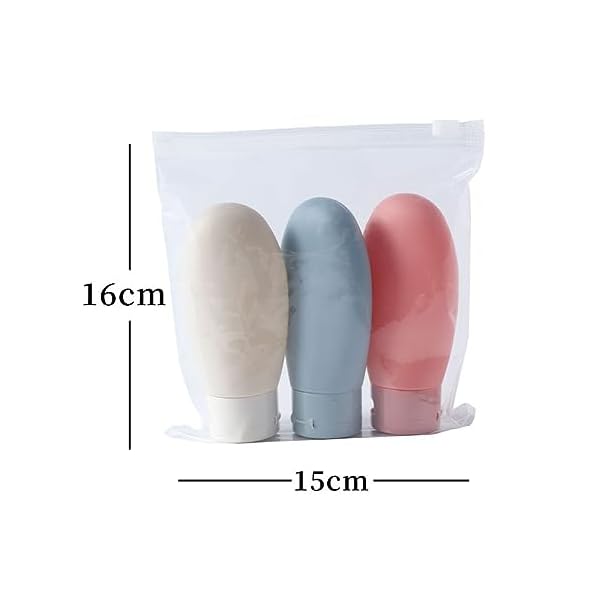 ECVV-3-Pack-Portable-Travel-Bottles-for-Toiletries-Leakproof-Refillable-Liquid-Containers-for-Shampoo-Body-Lotion-Hair-Conditioner-60ml202oz ECVV 3 Pack Portable Travel Bottles for Toiletries, Leakproof Refillable Liquid Containers for Shampoo, Body Lotion, Hair Conditioner, 60ml/2.02oz