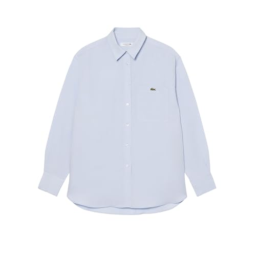 Image of Lacoste Womens Oversized Linen Blend Shirt