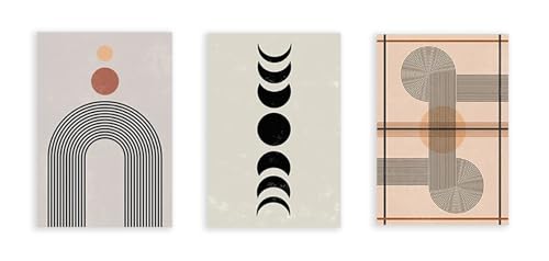 Affiche bohème soleil lune pour créer une ambiance zen dans votre salon
