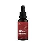 LALANA OIL ® CBD 40%| 10 ml | Orgánico 4000 mg | Fórmula Mejorada con Aceite MCT (Coco),Curcumina y Piperina | 0% THC| Certificado CPNP