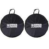 Azarxis ホイールバッグ 2本用 輪行 26インチ 27.5インチ 29インチ 自転車 収納 保管 車輪保護 サイクリング ロードバイク マウンテンバイク クロスバイク MTB BMX (27.5インチ)