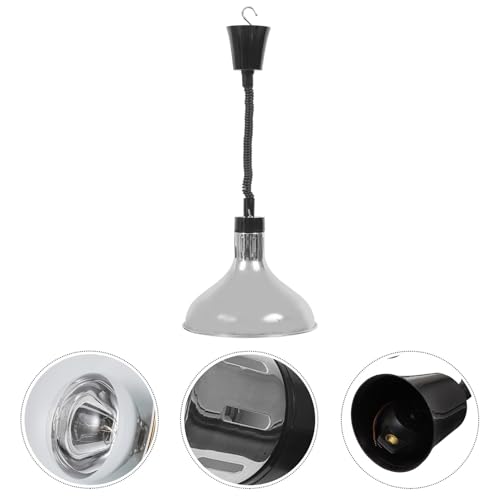 Lampe chauffante rétractable pour aliments avec hauteur ajustable pratique restaurant