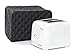 Covermates - Toaster Cover - 11W x 8D x 8H - Diamond Collection - 2 YR Warranty - Year Around Protection - Black