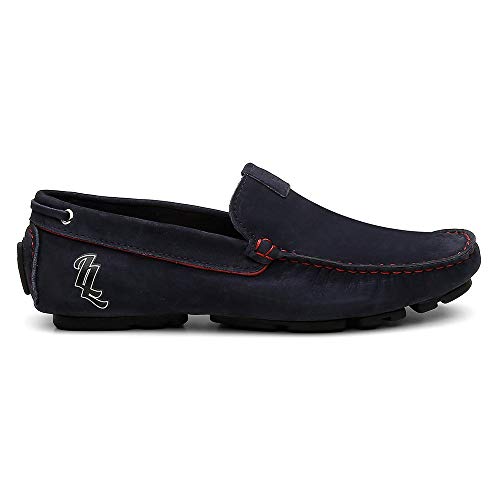 Mocassim Masculino Couro Fosco Casual - Marinho - 37