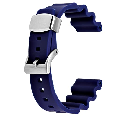 Bracelet montre silicone 20mm anti-transpiration contre les irritations
