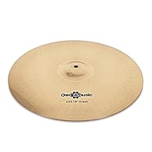 16” Medium-Heavy Crash Cymbal by Gear4music Hammered Brass Construction That Offers Exceptional Sound Quality and Durability Fully Lathed and Highly Polished Which Produces a Bright and Full-Bodied Attack Longer Sustain Makes It a Great Choice for Ro...