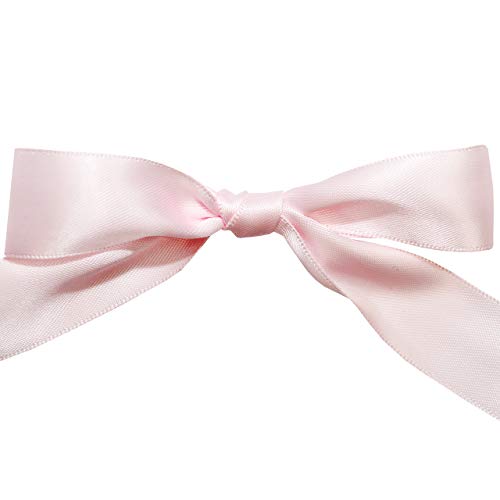Image of Morex Ribbon 08822 /50-160 Double Face Satin Ribbon, 7 /8 inch x 50 Yd, Dusty Rose