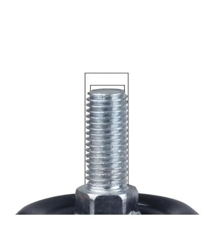 Roulette silencieuse double roulement anti-rayure pour sol fragile M10