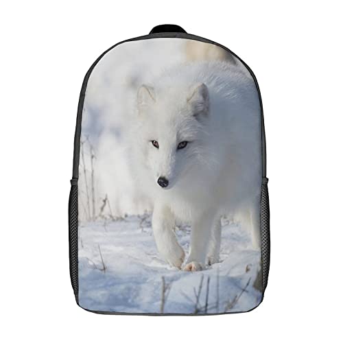 Sac à dos imprimé en 3D Arctic Fashion grand cartable unisexe pour étudiant