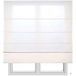 Estor 120X250 Estores Basic, STOR Plegable con Varillas, Crudo, 120x250cm, estores para Ventana, estores Plegables, 24144