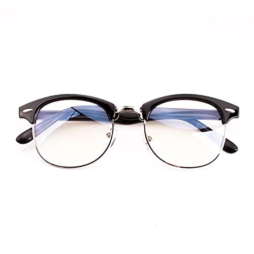 WINMART Club master Computer blue light blocking glasses (Gift item) Stylish New Lens Design Mirror Goggles For Men, Women, Boys, Girls (Transparent White).