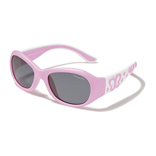 Mausito Lunette de soleil enfant 2-4 ans fille I FLEXIBLES lunettes de soleil enfant fille I 100% PROTECTION UV I Lunettes soleil enfant sans BPA I Design européen avec 3D applications papillon