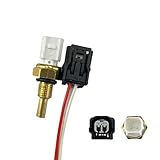 FainWan 37870-RWC-A01 Coolant Temperature Sensor with Connector Pigtail Harness Compatible with Accord Civic Crosstour Fit Odyssey Pilot Ridgeline Replace 37870-RTA-005,37870-RZA-007,71-2741