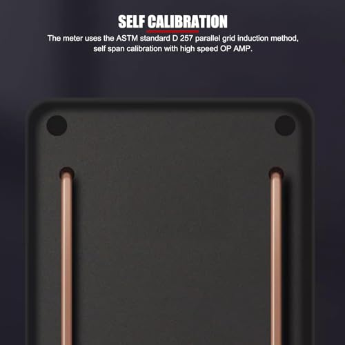 Image of Portable Handheld Surface Resistivity Meter, with Test Lead, Automatic Range and LED Indicator, Surface Resistance Checker for Antistatic Coatings, Films and Fabrics