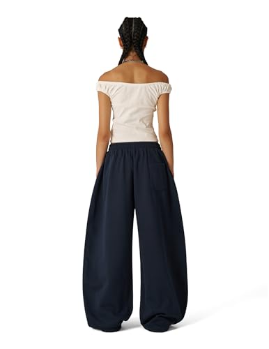 Image of Aelfric Eden Barrel Sweatpants for Mens Side Striped Drawstring Elastic Waisted Wide Leg Lounge Pants with Pockets