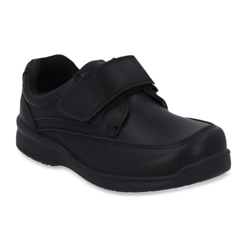 Reviews de Zapatos Coloso - solo los mejores. 45 cklass Zapato Escolar con Látigo – Color Negro - Corte Sintético, Plantilla Textil – Suela de Piso – Modelo 150-34-24