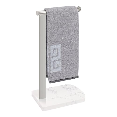 Nearmoon L-Shape Towel Ring With Marble Base