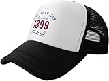 YGHAOWKJR Letras clásicas Barcelona 1899 Mes Que Gorra de béisbol de Malla Personalizada Unisex Gorras de Visera Masculinas al Aire Libre Gorra Deportiva de Camionero