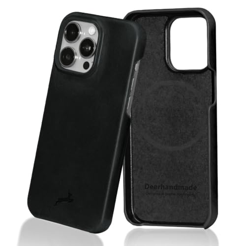Étui cuir pleine fleur iPhone 15 Pro Max évite rayures objectif photo