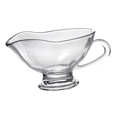 BRIGHTFUFU 1PC Transparent Glass Sauce Cup Seasoning Bowl for Sauces Dressings and Condiments Chic Serving Container for Home Kitchen Parties and Banquets