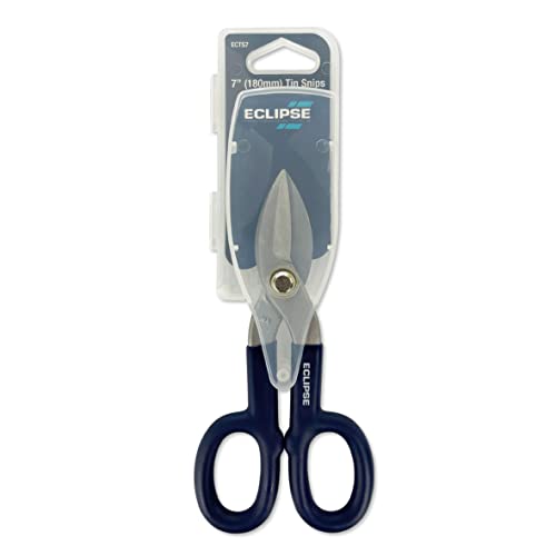 Eclipse Professional Tools ECTS7 7" (180mm) Tin Snips, Blue - Image 3