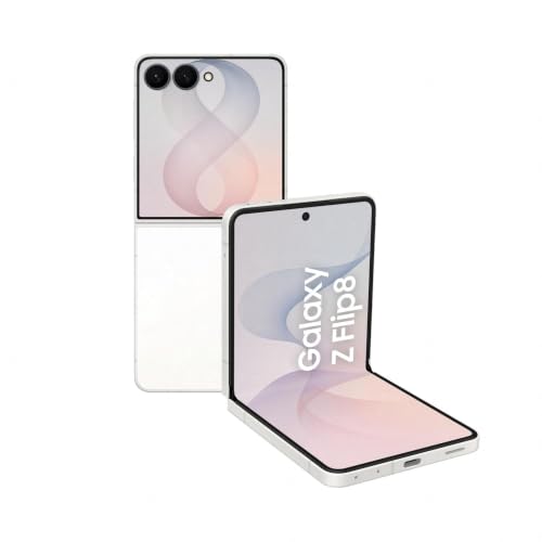 Image of Samsung Galaxy Z Flip8 5G Smartphone with Galaxy AI (Cream, 12GB RAM, 256GB Storage) + Samsung Care Services Damage Protection Plan for 1 Year