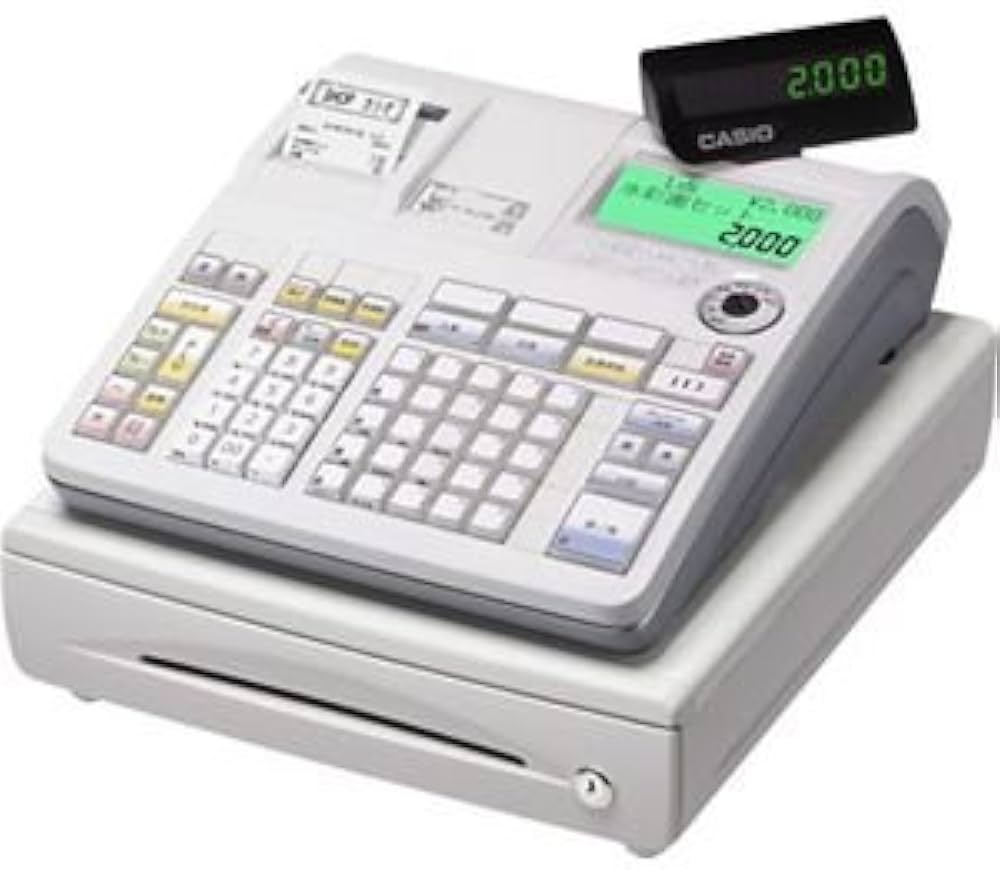 Amazon | カシオ（CASIO）レジスター 本体 NM-2000-25S（TE-2600-25S