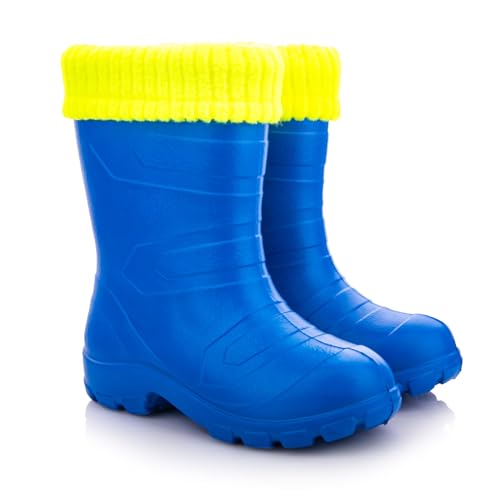 LEMIGO leichte EVA Gummistiefel gefüttert ASPEN Kinder (Blau...