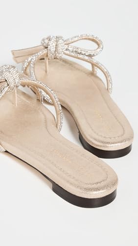 Image of Loeffler Randall Women's Hadley Leather Bow Flat Sandals