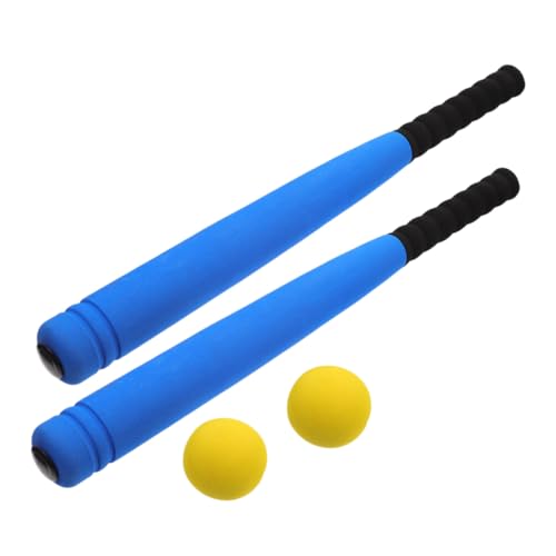 Batte de baseball en mousse et 2 balles souples, le cadeau sportif parfait pour enfant
