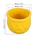 X AUTOHAUX Universal Trailer Hitch Ball Cover Waterproof Dustproof 50mm ID Yellow for Car Truck RV Boat