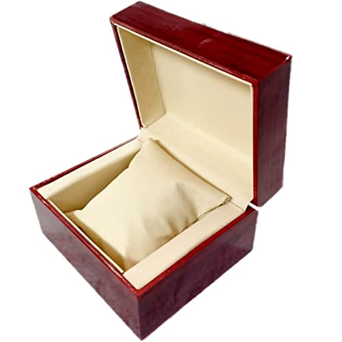 nooks Storage Box Case organizer for Watches and hand accessories for Men and women in wooden for one watch storage(in red velvet color) (B0C1SJBJ54) Amazon Price History, Amazon Price Tracker