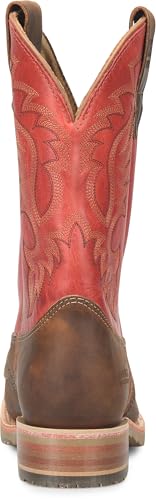 DOUBLE-H Mens 11" Soft Toe Square Toe Roper Western-Boot, Premium Leather, Comfortable Cowboy Boots for All-Day Wear4