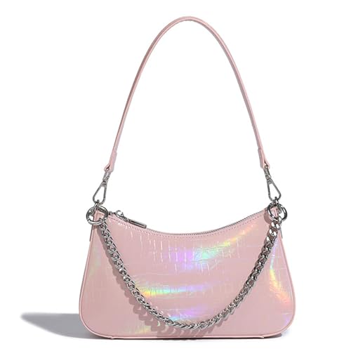 Women's Small Clutch Tote Handbags with Zipper Retro Classic Pattern Shoulder Bag Colorful Purse