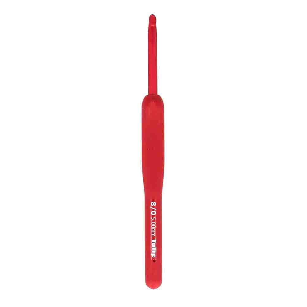 TulipEtimo Red Crochet Hook Soft-Grip 5mm - 1pc