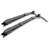 Das Gummi wird aus einer Mischung aus natürlichem Kautschuk und Graphit hergestellt, was die Reibungsparameter verbessert und verursacht, dass die Scheibenwischer besonders leise laufen.