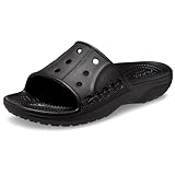 Crocs Unisex Adult Baya II Slides, Black, 11 Men/13 Women