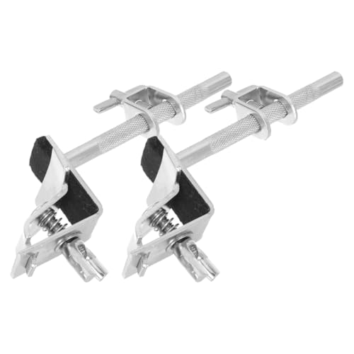 2 piezas abrazadera ajustable de metal para campana de batería miniatura 1
