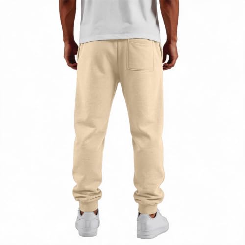 Men's Cargo Pants Comfy Elastic High Waisted Jogger Pants Hiking Pant - image 4
