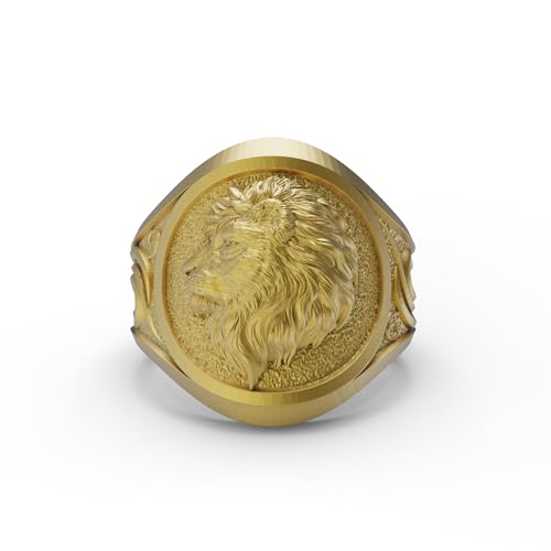 Handmade Lion Head Ring, 925 Sterling Silver Rings, African Leo Men Ring, Animal Jewelry, Gift For Animal Lovers4