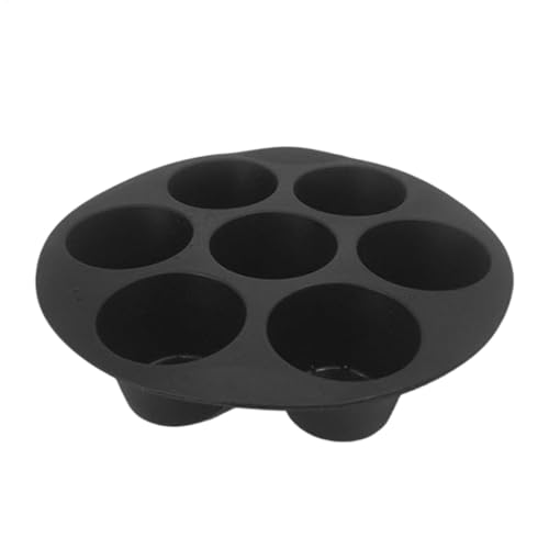 Molde para magdalenas, molde antiadherente para magdalenas, molde de silicona jumbo para hornear magdalenas, bandeja de silicona reutilizable para 7 tazas, bandeja para magdalenas y magdalenas o