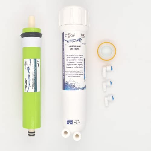 Image of 75 GPD RO TFC Membrane Filter Cartridge | Reduces TDS by 96% to 98% | Suitable for Aquagaurd, Livpure, Kent RO Leakproof (Platinum Pro 4000 TDS)