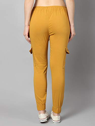 Image of dockstreetWomen Lowers Bz17mustard dckpcktprnttokko XLmustard dockstreet Pocket Design XL